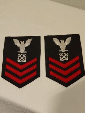 USN Boatswain's Mate Patch Set